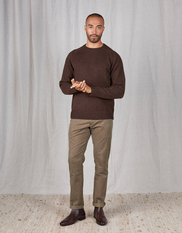 Soho Light Brown Twill Chinos