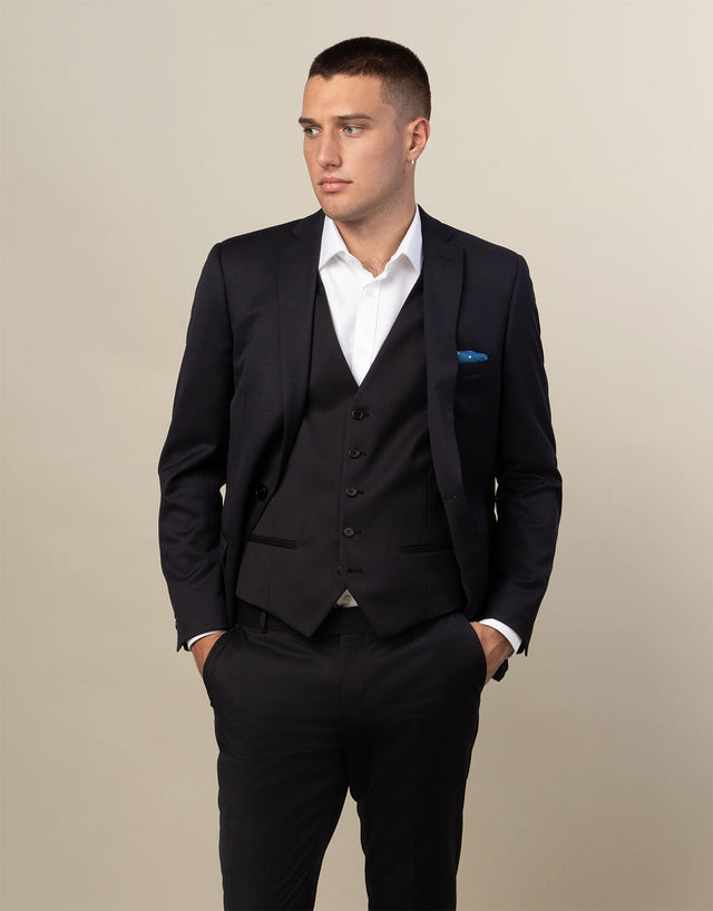 Fresh Black Suit Jacket