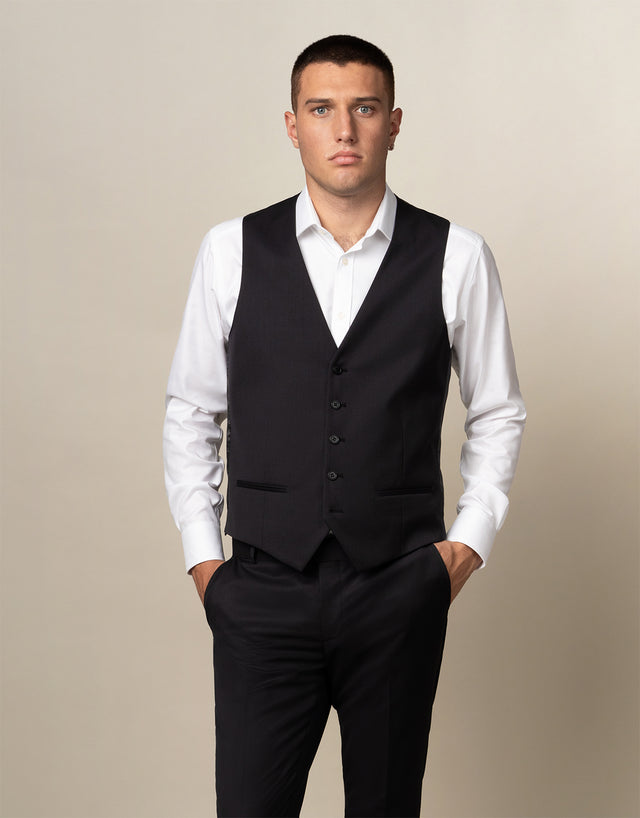 Churchill Black Waistcoat
