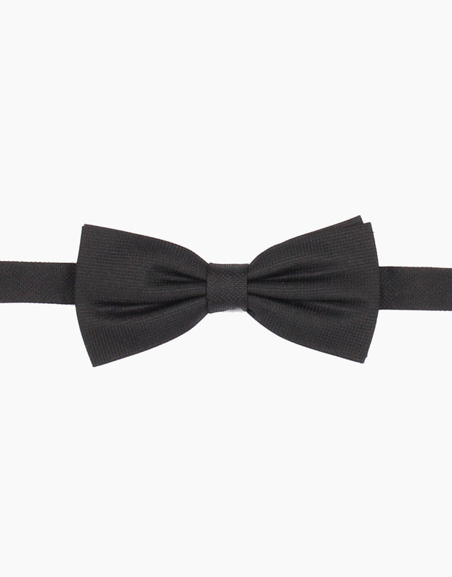 Black Silk Bow Tie