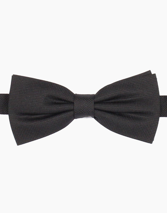 Black Silk Bow Tie