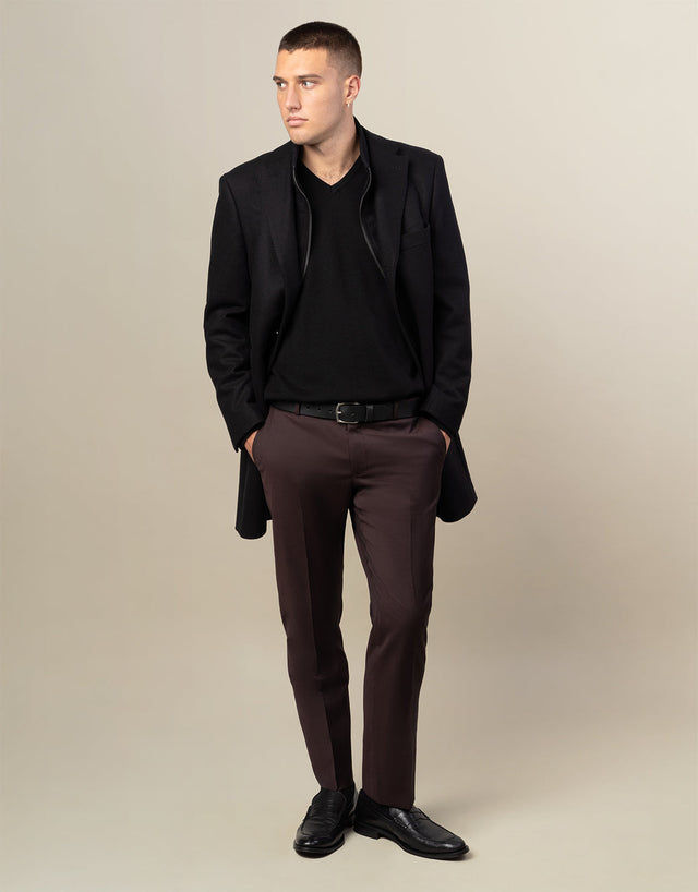 Compton Black Overcoat