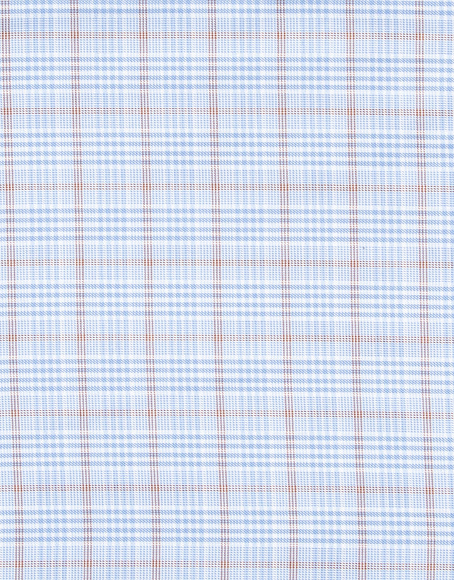 London Brown & Blue Check Shirt