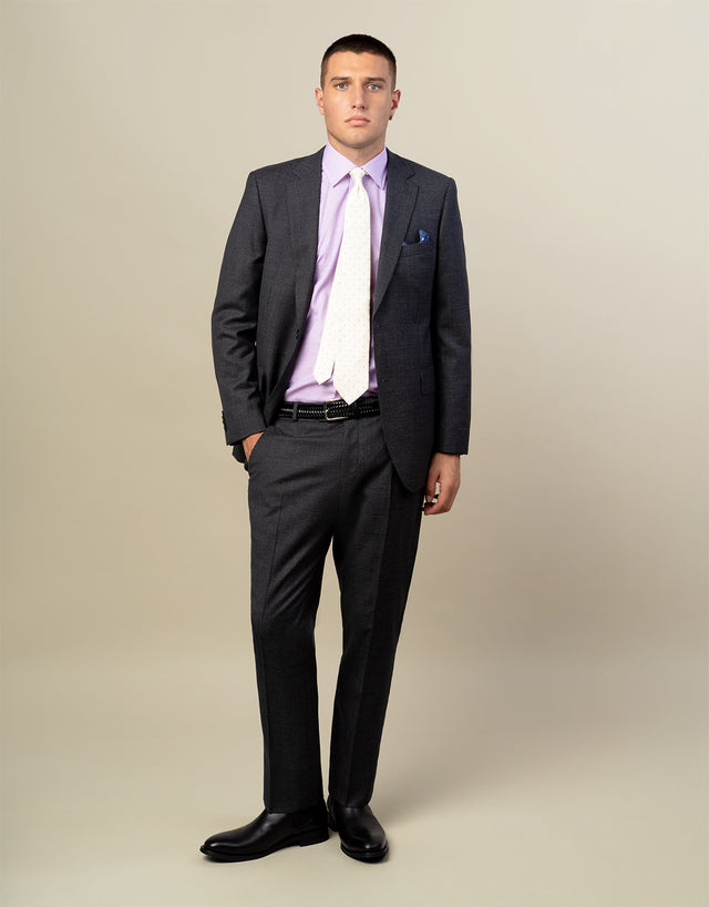 London Pink & Blue Microdesign Shirt
