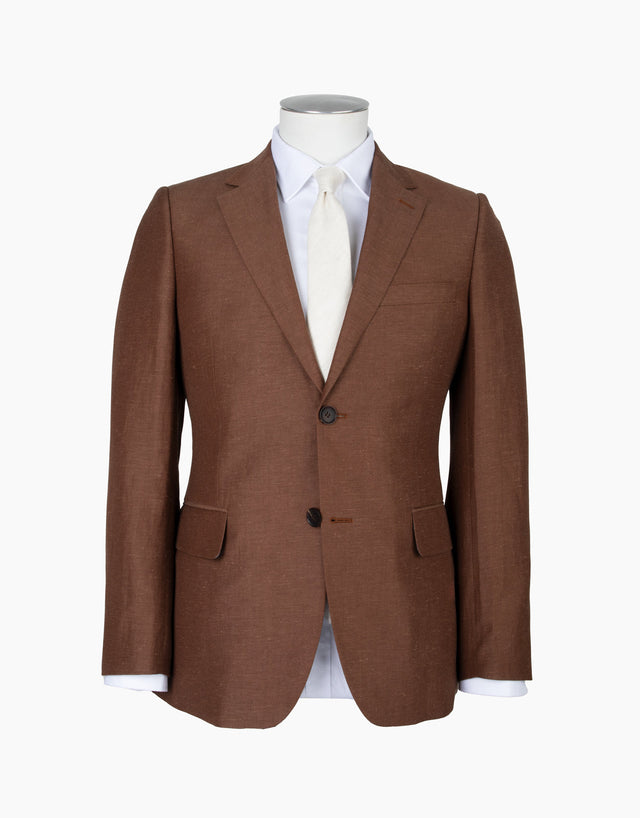 Hawker Tobacco Linen Blend Blazer