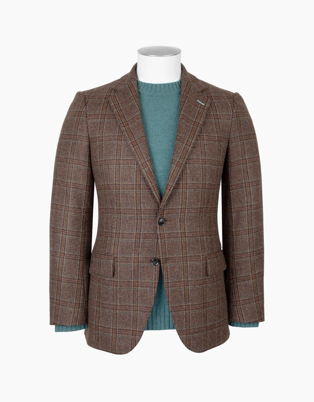 Hawker Brown & Green Check Blazer