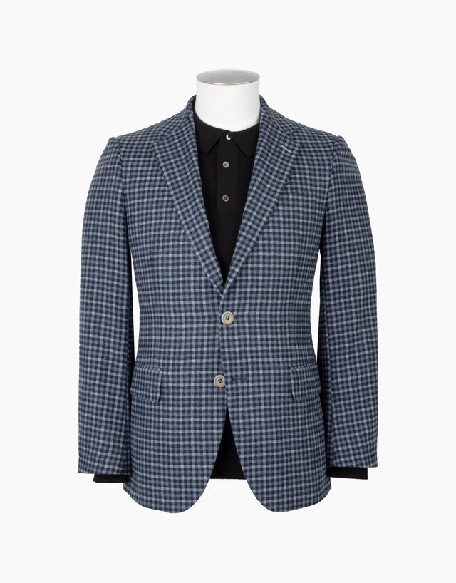 Hawker Blue Guncheck Blazer