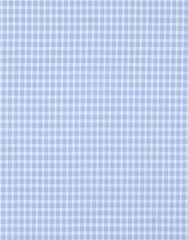 Sinatra Blue Check Stretch Shirt
