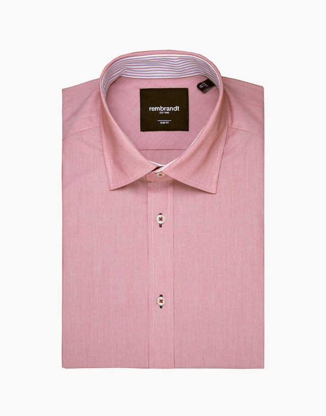 Barbican Red Micro-Stripe Shirt