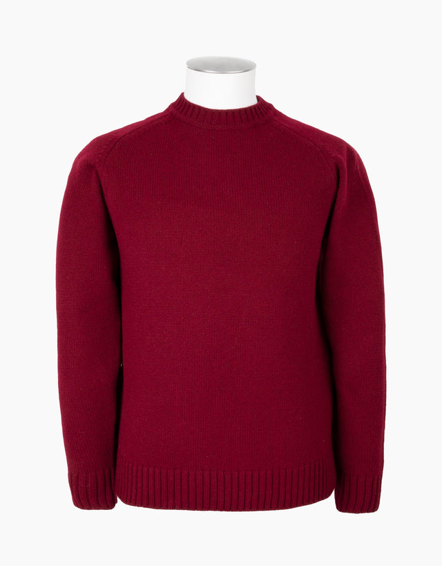 Kaiapoi Burgundy Shetland Sweater