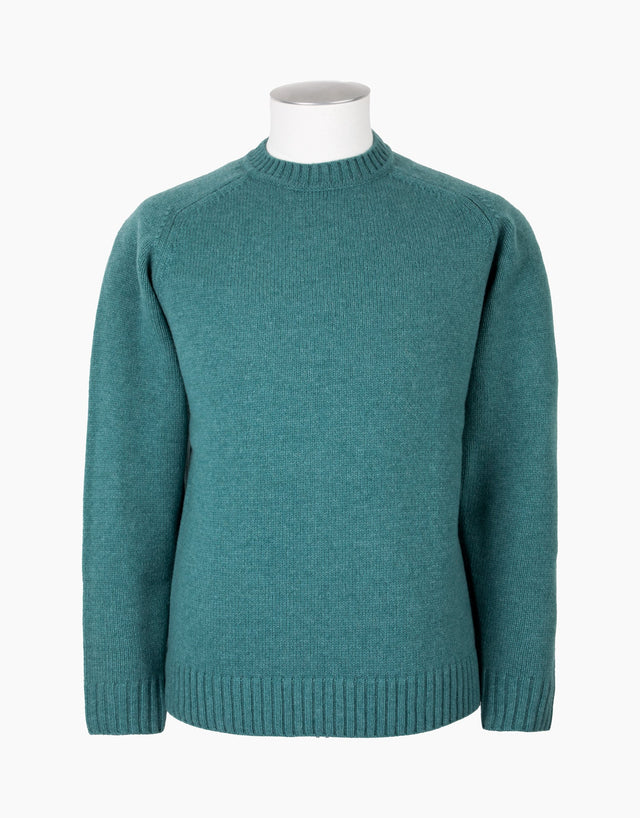 Kaiapoi Seafoam Green Shetland Sweater