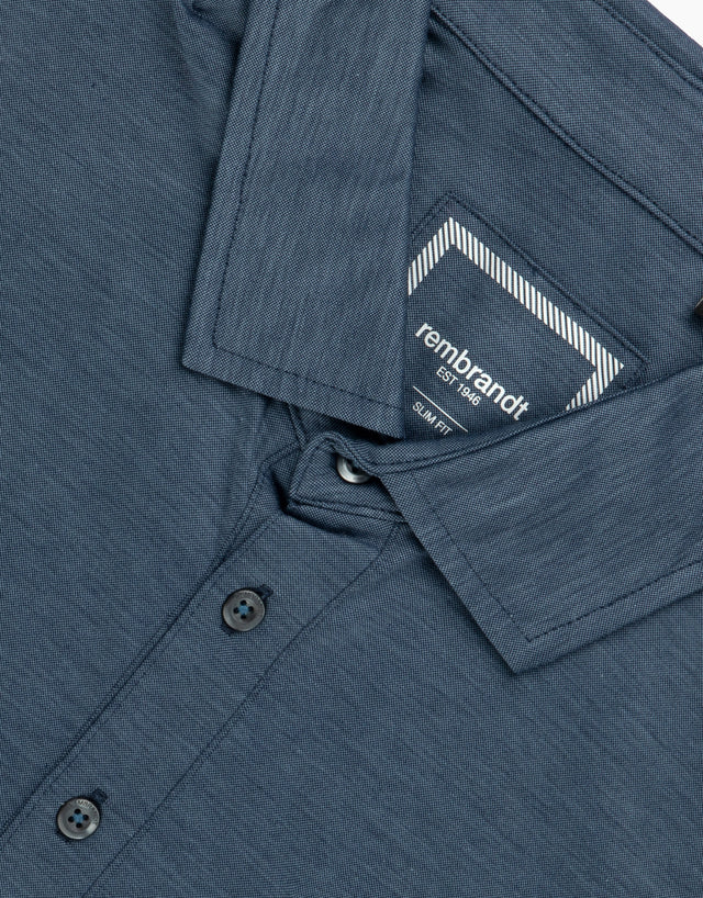 Portofino Denim Blue Marle Polo Shirt