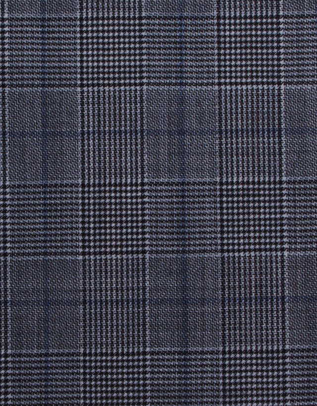 Cooper Grey & Blue Glen Check Suit