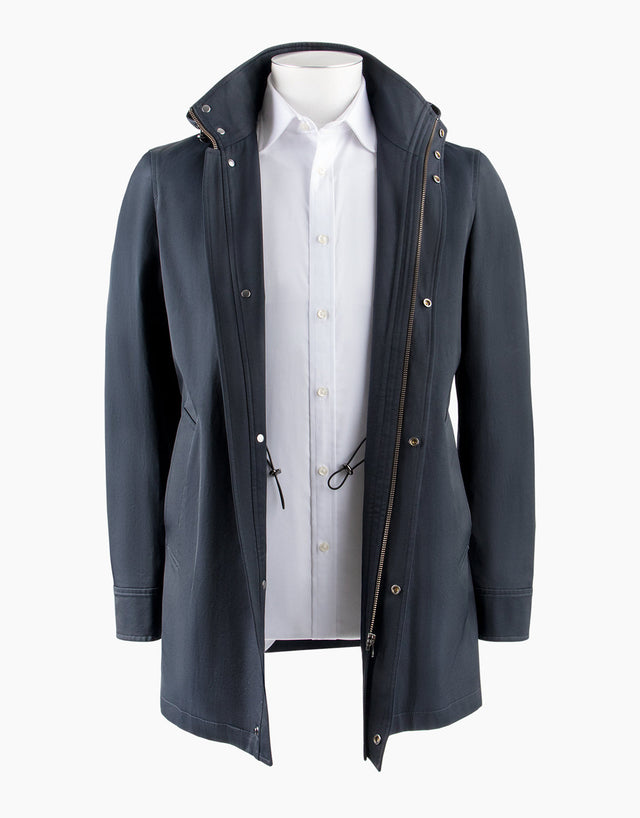 Aro Navy Water Resistant Parka