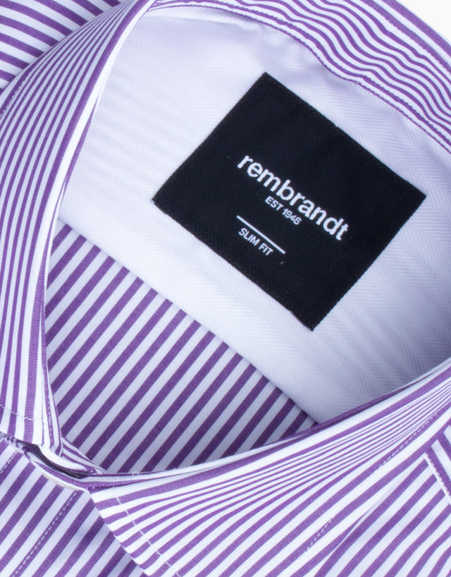 London Purple Bengal Stripe Shirt