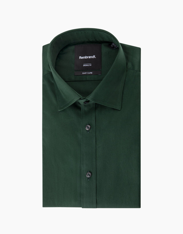 London Dark Green Sateen Shirt