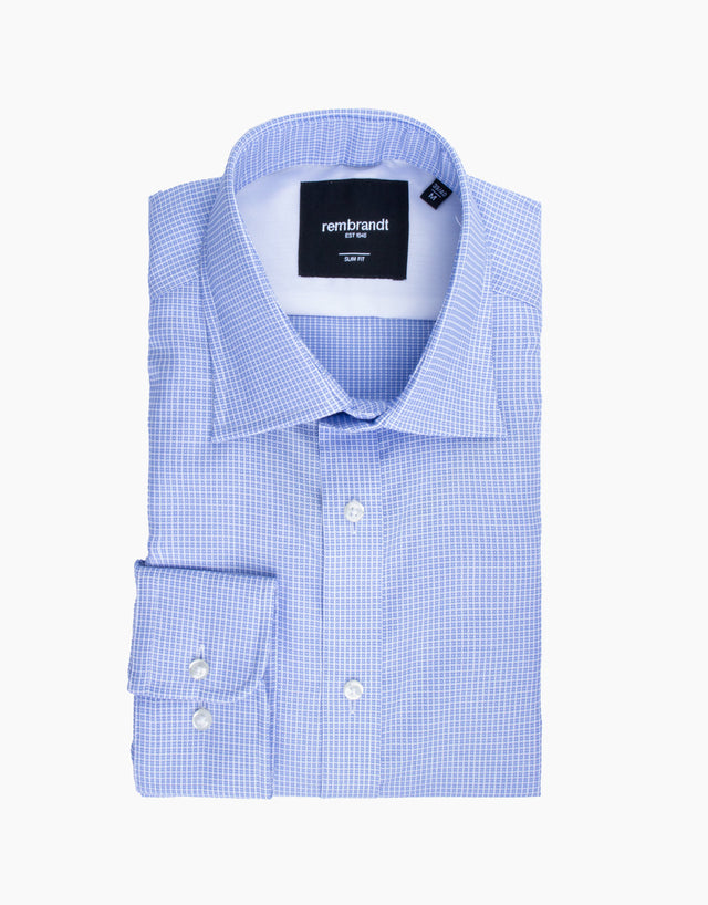 Banks Blue Microdesign Shirt