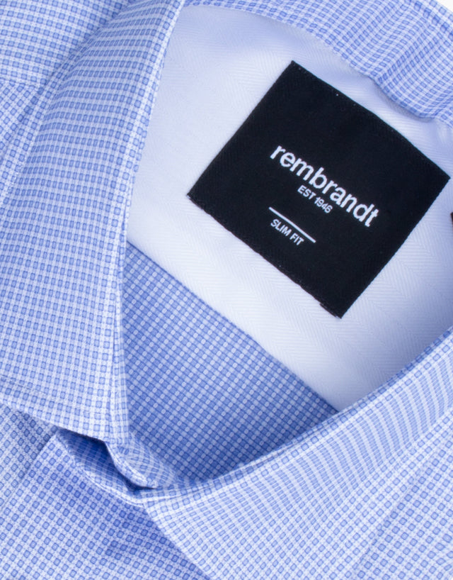 Banks Blue Microdesign Shirt