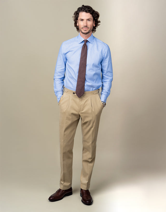 Evans Beige Brushed Cotton Trouser