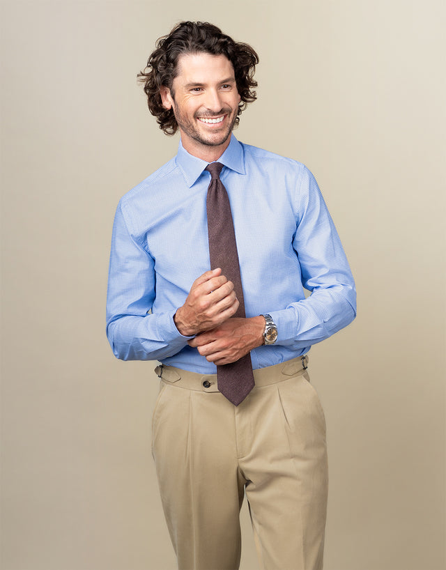 Banks Blue Microdesign Shirt