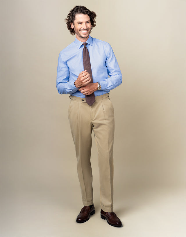 Evans Beige Brushed Cotton Trouser