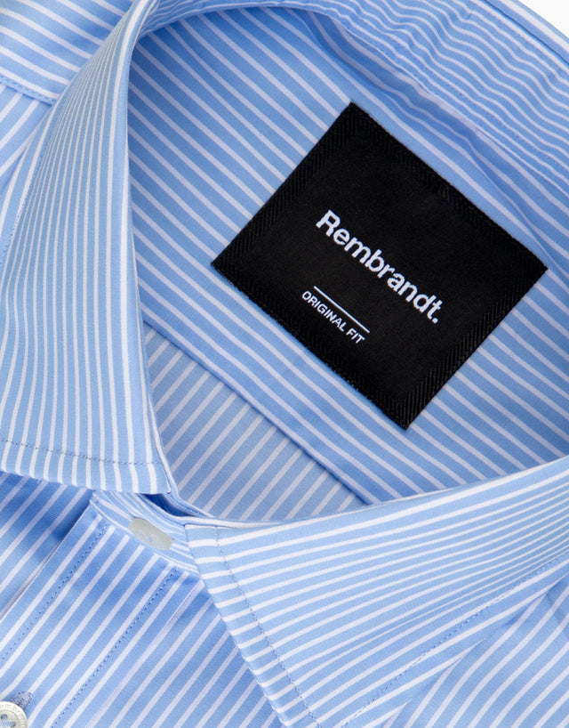 London Sky Blue Stripe Shirt