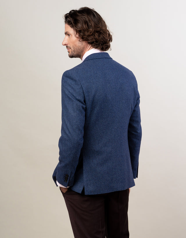 Hawker Blue Micro-design Blazer