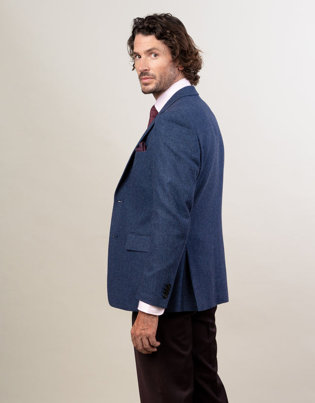 Hawker Blue Micro-design Blazer