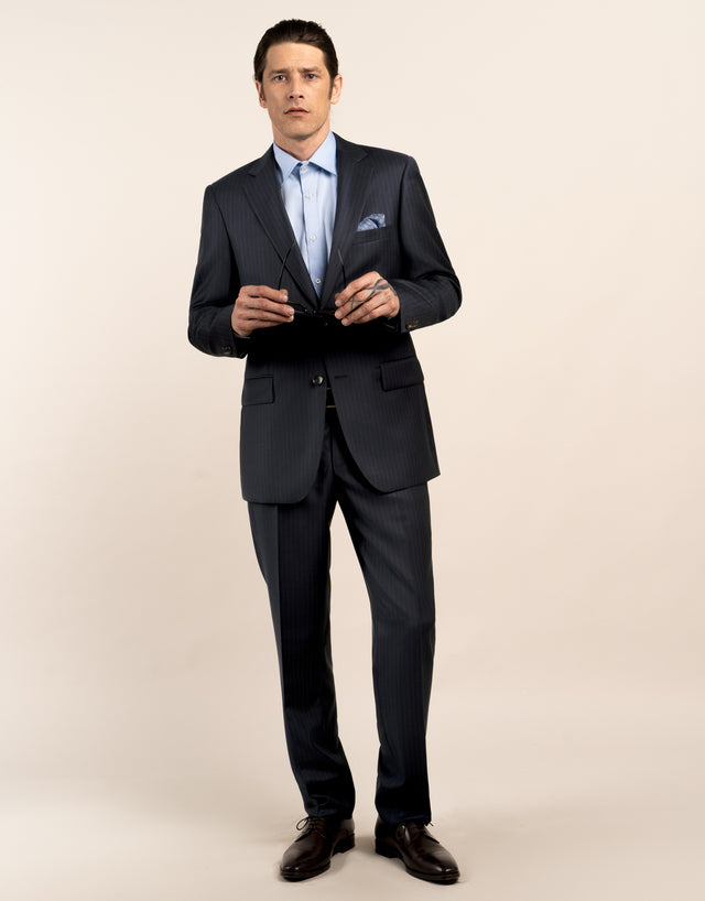 Cooper Navy Stripe Suit