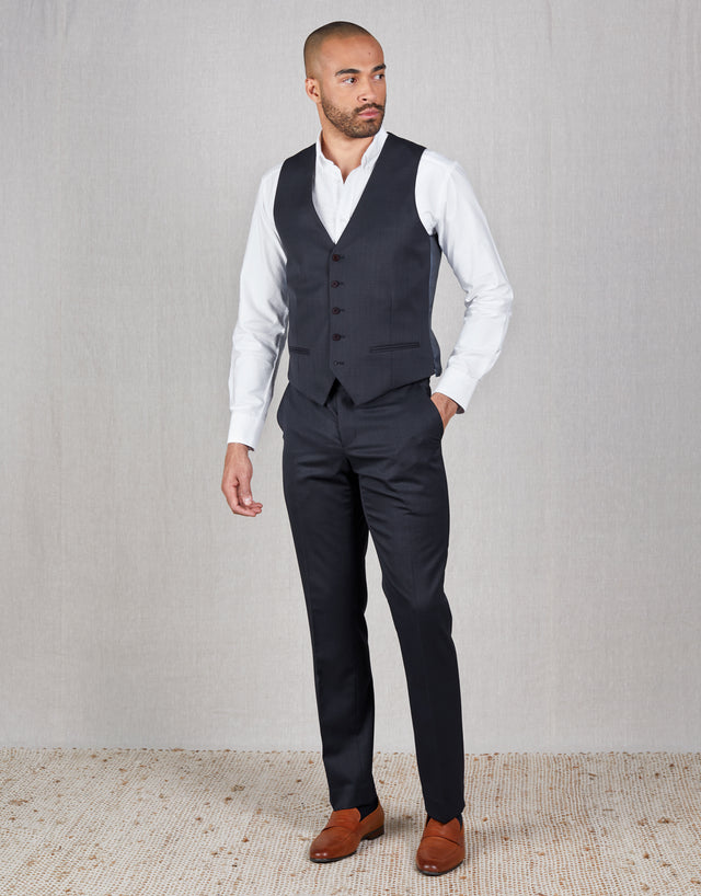 Fresh Navy Two Piece Suit