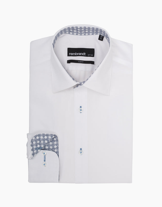 Barbican White Oxford Shirt