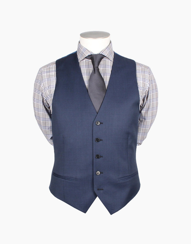 Churchill Blue Nailhead Waistcoat