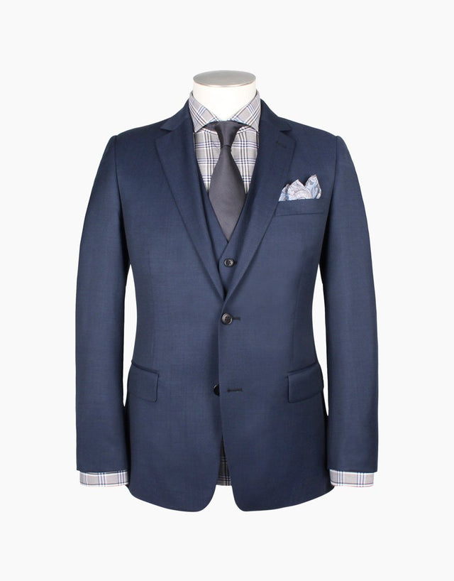 Cooper Blue Nailhead Suit