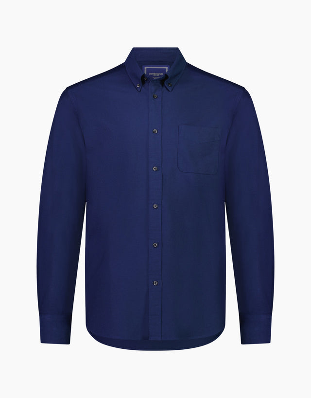 Ohope Navy Oxford Shirt