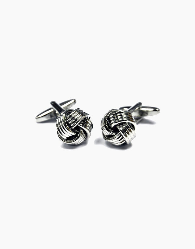 Silver Knot Cufflinks