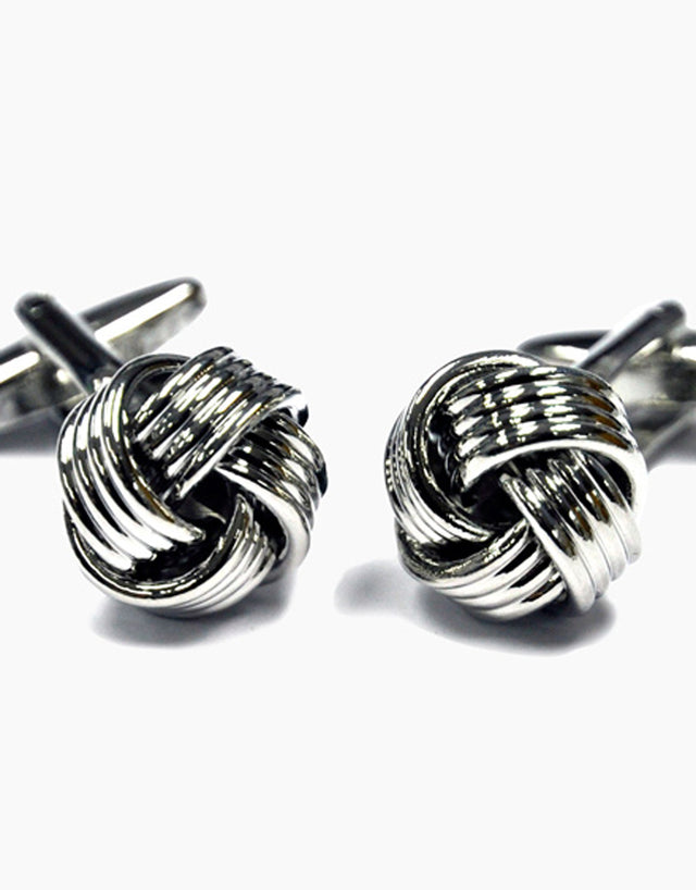 Silver Knot Cufflinks