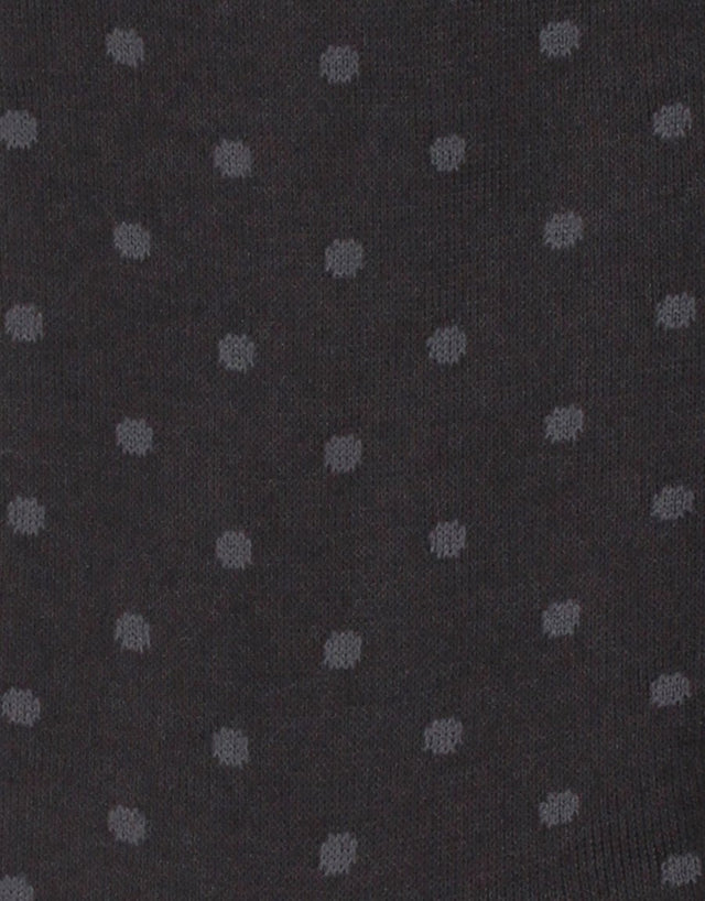Charcoal & Grey Polka Dot Socks