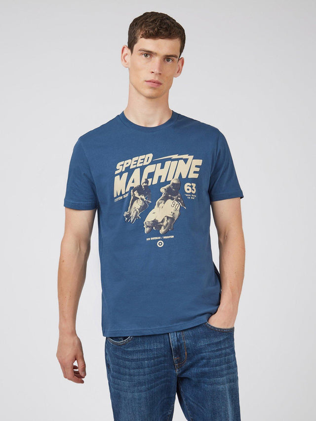 Ben Sherman Speed Machine Dark Blue T-Shirt