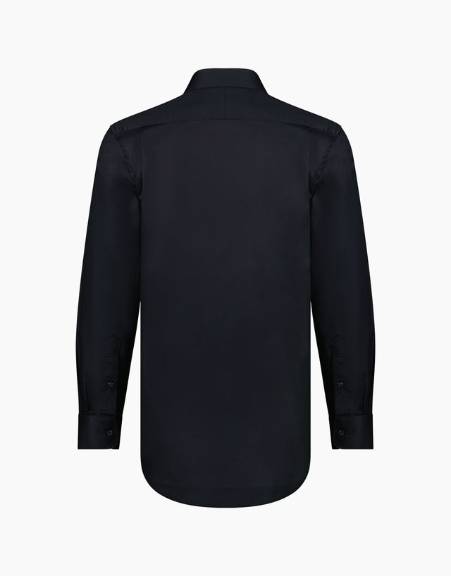 Sinatra Black Twill Business Shirt